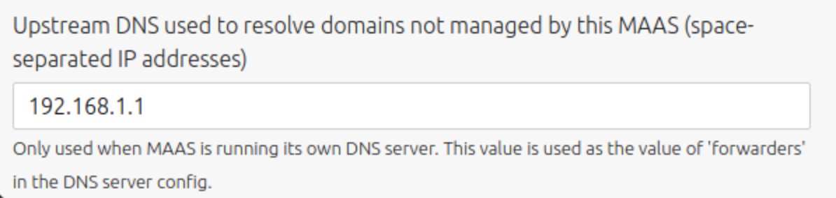 DNS forward